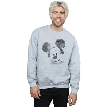 Sweat-shirt Disney Mickey Mouse Text Face