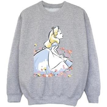 Sweat-shirt enfant Disney Alice In Wonderland Sketch Flowers