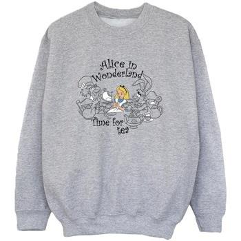 Sweat-shirt enfant Disney Alice In Wonderland Time For Tea