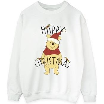 Sweat-shirt Disney Winnie The Pooh Happy Christmas Holly