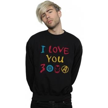 Sweat-shirt Marvel Avengers Endgame I Love You 3000 Crayons