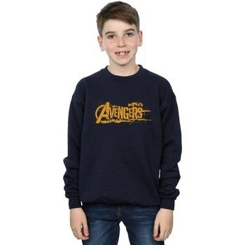 Sweat-shirt enfant Marvel Avengers Infinity War Orange Logo