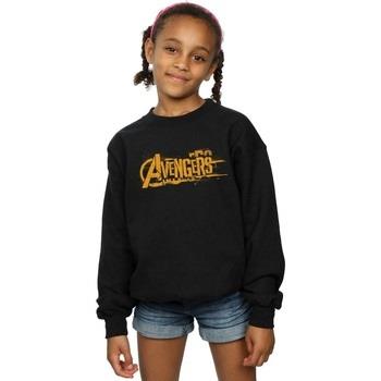 Sweat-shirt enfant Marvel Avengers Infinity War Orange Logo