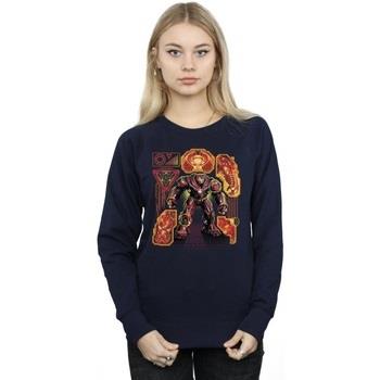 Sweat-shirt Marvel Avengers Infinity War Hulkbuster Blueprint