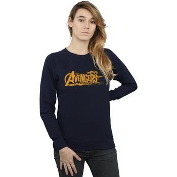 Sweat-shirt Marvel Avengers Infinity War Orange Logo