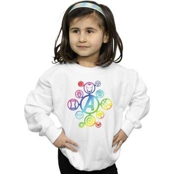 Sweat-shirt enfant Marvel Avengers Infinity War Rainbow Icons