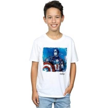 T-shirt enfant Marvel Captain America Art