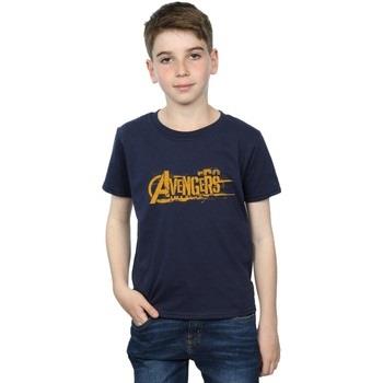 T-shirt enfant Marvel Avengers Infinity War Orange Logo