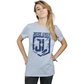 T-shirt Dc Comics Justice League Movie Indigo Logo