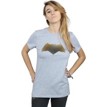 T-shirt Dc Comics Justice League Movie Batman Logo Textured