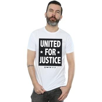 T-shirt Dc Comics Justice League United For Justice