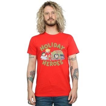 T-shirt Dc Comics Justice League Christmas Delivery