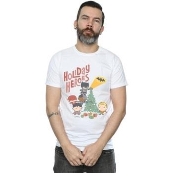 T-shirt Dc Comics Justice League Holiday Heroes