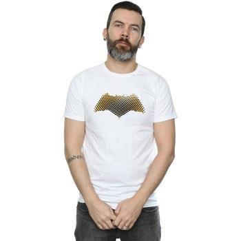 T-shirt Dc Comics Justice League Movie Batman Logo Textured