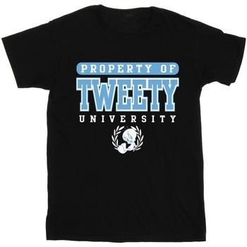 T-shirt enfant Dessins Animés Tweety Property Of University