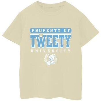 T-shirt enfant Dessins Animés Tweety Property Of University