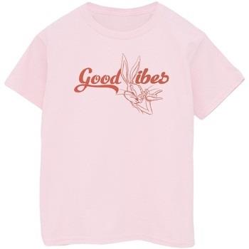 T-shirt enfant Dessins Animés Bugs Bunny Good Vibes