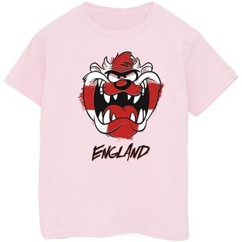 T-shirt enfant Dessins Animés Taz England Face