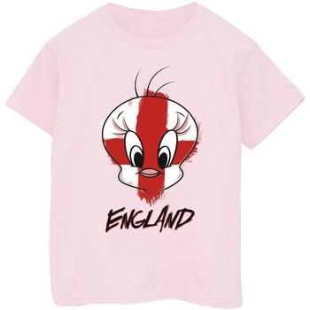 T-shirt enfant Dessins Animés Tweety England Face