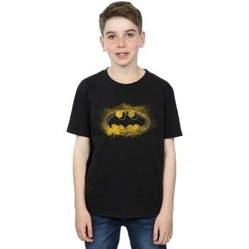 T-shirt enfant Dc Comics Batman Spray Logo