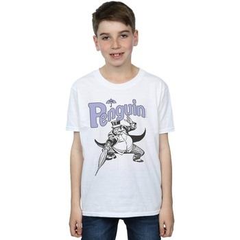T-shirt enfant Dc Comics Penguin Mono Action Pose