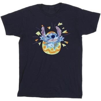 T-shirt enfant Disney Lilo Stitch Cracking Egg