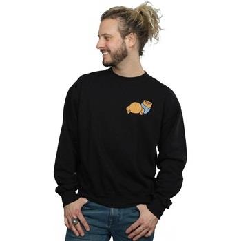 Sweat-shirt Disney Winnie The Pooh Backside Breast Print