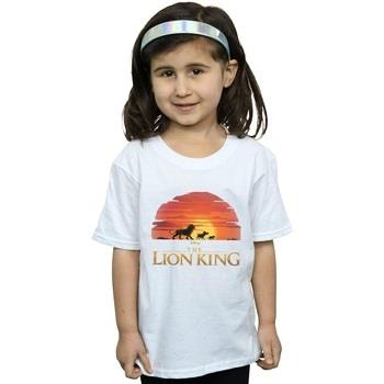 T-shirt enfant Disney The Lion King Movie Sunset Logo