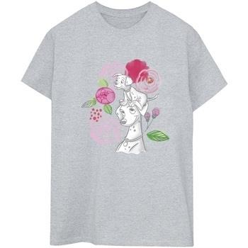 T-shirt Disney 101 Dalmatians Flowers