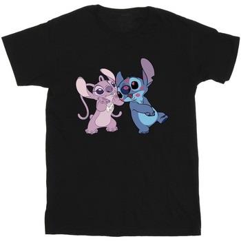 T-shirt enfant Disney Lilo Stitch Kisses