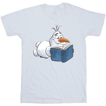 T-shirt Disney Frozen Olaf Reading