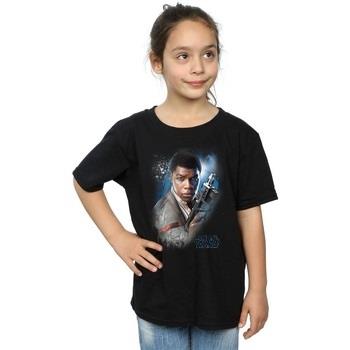 T-shirt enfant Disney The Last Jedi Finn Brushed