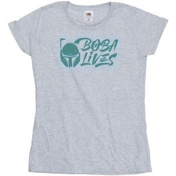T-shirt Disney The Book Of Boba Fett Lives Chest
