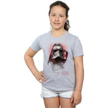 T-shirt enfant Disney The Last Jedi Captain Phasma Brushed