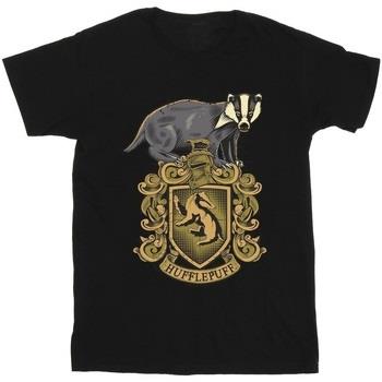 T-shirt enfant Harry Potter Hufflepuff Sketch Crest