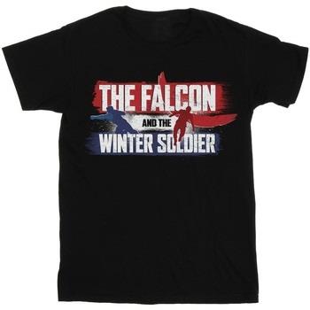 T-shirt Marvel The Falcon And The Winter Soldier Action Logo