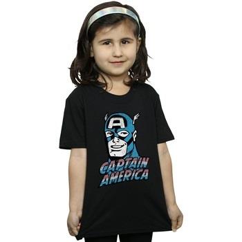 T-shirt enfant Marvel Captain America Distressed
