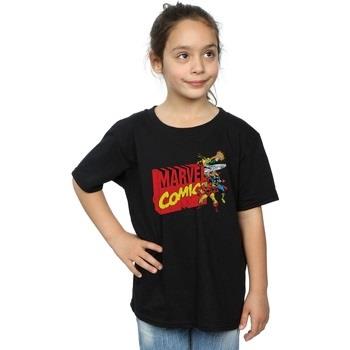 T-shirt enfant Marvel Vintage Logo Blast