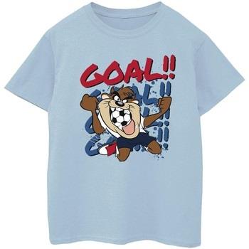 T-shirt enfant Dessins Animés Taz Goal Goal Goal