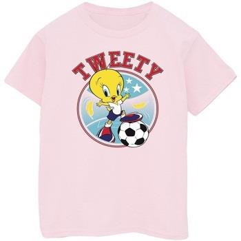 T-shirt enfant Dessins Animés Tweety Football Circle