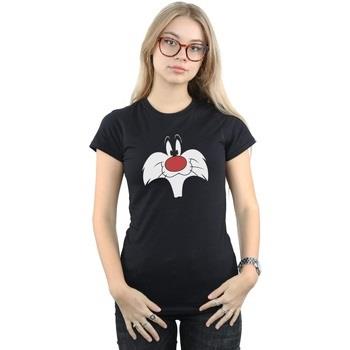 T-shirt Dessins Animés Sylvester Big Face