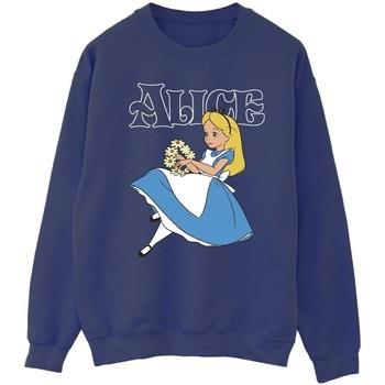 Sweat-shirt Disney Alice In Wonderland Flowers