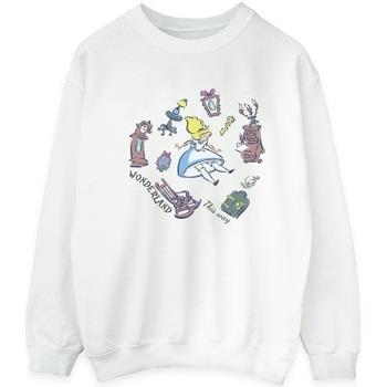 Sweat-shirt Disney Alice In Wonderland Falling