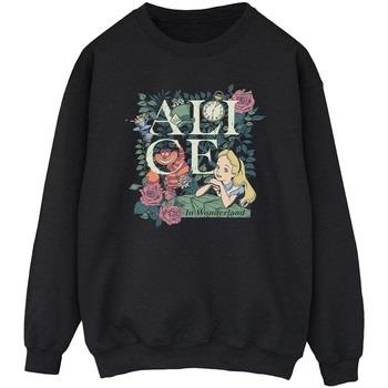 Sweat-shirt Disney Alice In Wonderland Leafy Garden