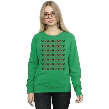 Sweat-shirt Disney Mickey And Minnie Christmas Hearts