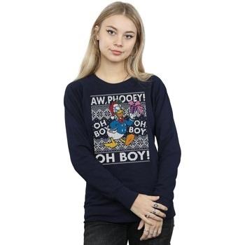 Sweat-shirt Disney Donald Duck Christmas Fair Isle