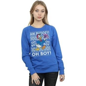 Sweat-shirt Disney Donald Duck Christmas Fair Isle