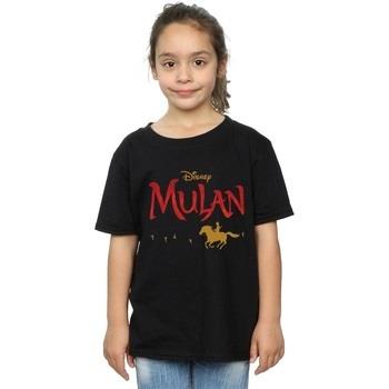 T-shirt enfant Disney Mulan Movie Logo