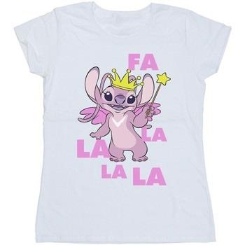 T-shirt Disney Lilo Stitch Angel Fa La La