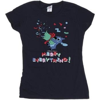 T-shirt Disney Lilo And Stitch Stitch Merry Everything